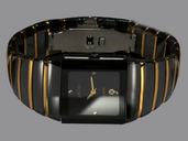 Rado Sintra 193.0769.3.015 Ceramic Case Square Black Dial Watch