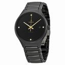 Rado True  Black Dial Black Ceramic Men's Watch R27056712
