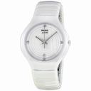 Rado True White Dial Creamic Ladies Watch R27695712