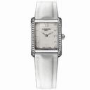 Raymond Weil Don Giovanni Silver Dial White Leather Ladies Watch 58731-SLS-00685