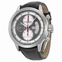 Raymond Weil Freelancer Chronograph Grey and Silver Dial Black Leather Men's Watch