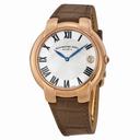 Raymond Weil Jasmine Silver Dial Brown Leather Strap Ladies Watch 5235-PC5-01659