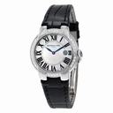 Raymond Weil Jasmine White MOP Dial Black Leather Ladies Watch 5229-SCS-00970