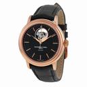 Raymond Weil Maestro Automatic Black Dial Black Leather Men's Watch RW-2827-PC5-20001