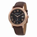 Raymond Weil Maestro Automatic Black Dial Brown Leather Men's Watch 2838-PC5-00209