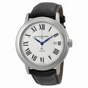 Raymond Weil Maestro Automatic Silver Dial Black Leather Men's Watch 2847-STC-00659
