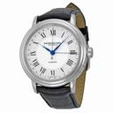 Raymond Weil Maestro Automatic Silver Dial Black Leather Men's Watch 2851-STC-00659