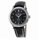 Raymond Weil Maestro Black Dial Black Leather Men's Watch 2847-STC-20001