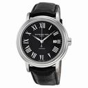 Raymond Weil Maestro Black Dial Leather Automatic Men's Watch 2847-STC-00209