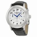 Raymond Weil Maestro Chronograph Silver Dial Black Leather Men's Watch 4830-STC-05659