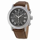 Raymond Weil Maestro Grey Dial Chronograph Brown Leather Men's Watch 7737-STC-00609