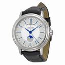 Raymond Weil Maestro Moonphase Automatic Silver Dial Black Leather Men's Watch 2869-STC-65001