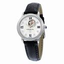 Raymond Weil Maestro Mother of Pearl Diamond Dial Black Leather Ladies Watch 2627-STC-00994