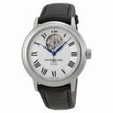 Raymond Weil Maestro Silver Dial Black Leather Men's Watch 2827-STC-00659
