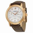 Raymond Weil Maestro Silver Dial Chronograph Brown Leather Men's Watch 4830-PC5-05658