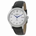 Raymond Weil Maestro White Dial Black Leather Men's Watch 2837-STC-05659