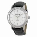 Raymond Weil Maestro White Dial Black Leather Men's Watch 2847-STC-30001