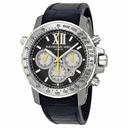 Raymond Weil Nabucco Chronograph Black Dial Black Leather Men's Watch 7800-TIR-00207