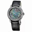 Raymond Weil Parsifal Automatic Black Mother of Peal Black Leather Men's Watch 2841-SL2-00278