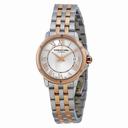 Raymond Weil Tango Silver Dial Steel and Rose Gold PVD Ladies Watch 5391-SB5-00658