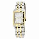 Raymond Weil Tango Square Silver Dial Stainless Steel and 18kt Yellow Gold Men's Watch 5381-STP-00308