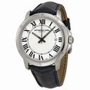 Raymond Weil Tango White Black Leather Men's Watch 5591-L1-00300