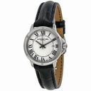 Raymond Weil Tango White Dial Black Leather Ladies Watch 5391-L1-00300