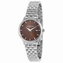 Raymond Weil Toccata Brown Dial Stainless Steel Ladies Watch 5988-ST-70001