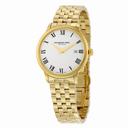 Raymond Weil Toccata White Dial Yellow Gold PVD Men's Watch 5488-P-00300