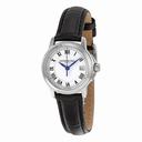 Raymond Weil Tradition White Dial Black Leather Ladies Watch 5378-STC-00300