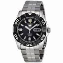 Seiko 5 Automatic Black Dial Men's Watch SNZH91