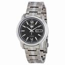 Seiko 5 Automatic Black Dial Stainless Steel Men's Watch SNKK81