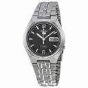 Seiko 5 Automatic Black Dial Stainless Steel Men's Watch SNKL61