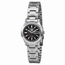 Seiko 5 Automatic Black Dial Stainless-Steel Bracelet Ladies Watch SYMD95