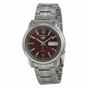 Seiko 5 Automatic Brown Dial Stainless Steel Men's Watch SNKK79