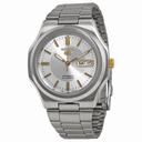 Seiko 5 Automatic Silver Dial Stainless Steel Men's Watch SNKK43
