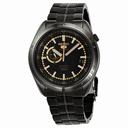 Seiko 5 Automatic Black Dial Black Ion-plated Men's Watch SSA071