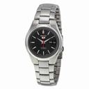 Seiko 5 Black Dial Stainless Steel Men's Watch SNK607