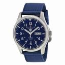 Seiko 5 Sport Automatic Navy Blue Canvas Men's Watch SNZG11