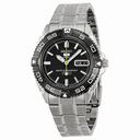 Seiko 5 Sports Automatic Black Dial Stainless Steel Men's Watch SNZB23J1