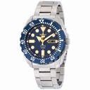 Seiko 5 Sports Automatic Blue Dial Stainless Steel Men's Watch SRP605