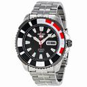 Seiko 5 Sports Automatic Divers Black Ion-plated Bezel Men's Watch SRP207K1