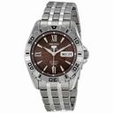 Seiko 5 Sports Brown Dial Automatic Men's Watch SNZH81