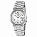Seiko 5 White Dial Automatic Stainless Steel Men's Watch SNXE95