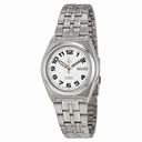 Seiko 5 White Dial Stainless Steel Automatic Men's Watch SNK653