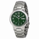 Seiko Automatic Green Dial Stainless Steel Men's Watch SNKA17