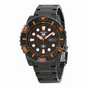 Seiko Black Dial Black PVD Men's Watch SNZJ21
