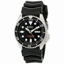 Seiko Black Dial Black Rubber Automatic Men's Watch SKX007J1