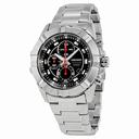 Seiko Black Dial Chronograph Stainless Steel Men's Watch SNDD73