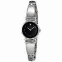 Seiko Black Dial Crystal Accented Ladies Watch SUJG31